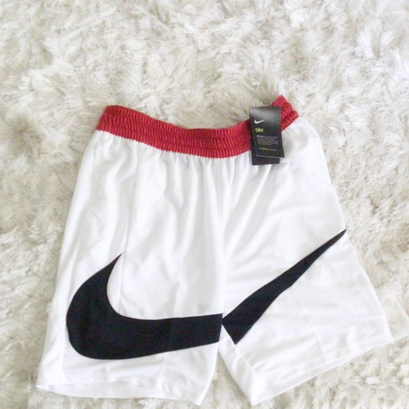 🏀 CLASSIC B-BALL SHORTS WHITE /BLACK MEDIUM Nike - Picture 11 of 12